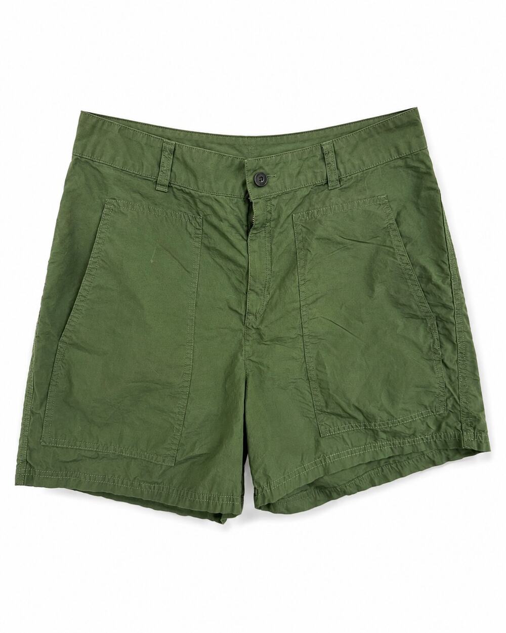 Columbia Holly Hideaway Shorts Women 14 Green Cotton Utility AL5959